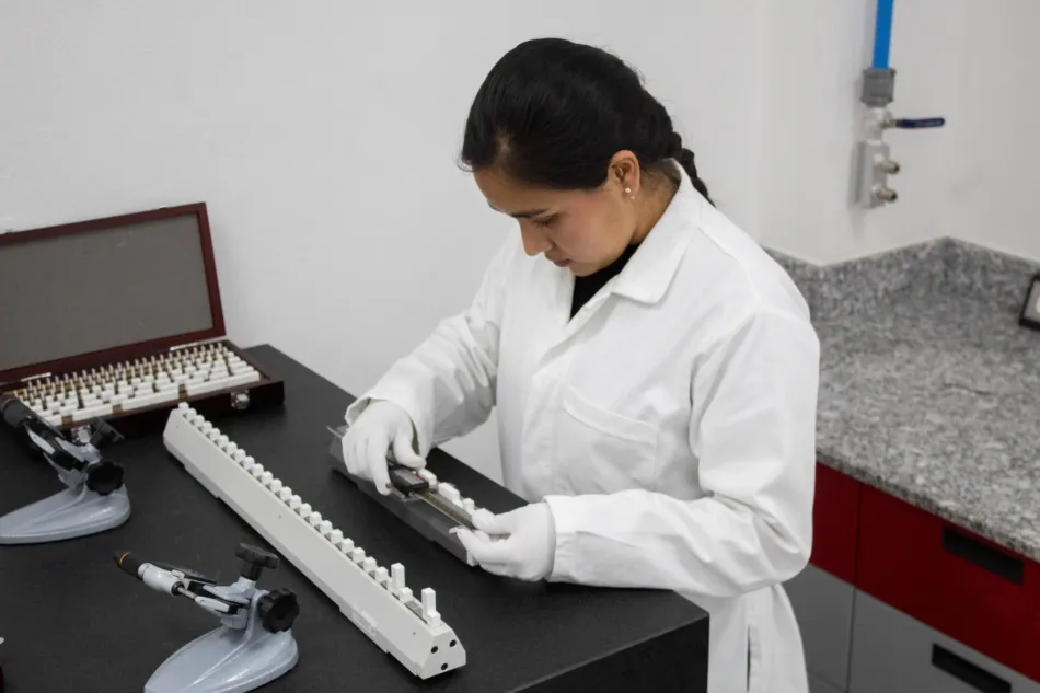 Proceso de calibración en laboratorio